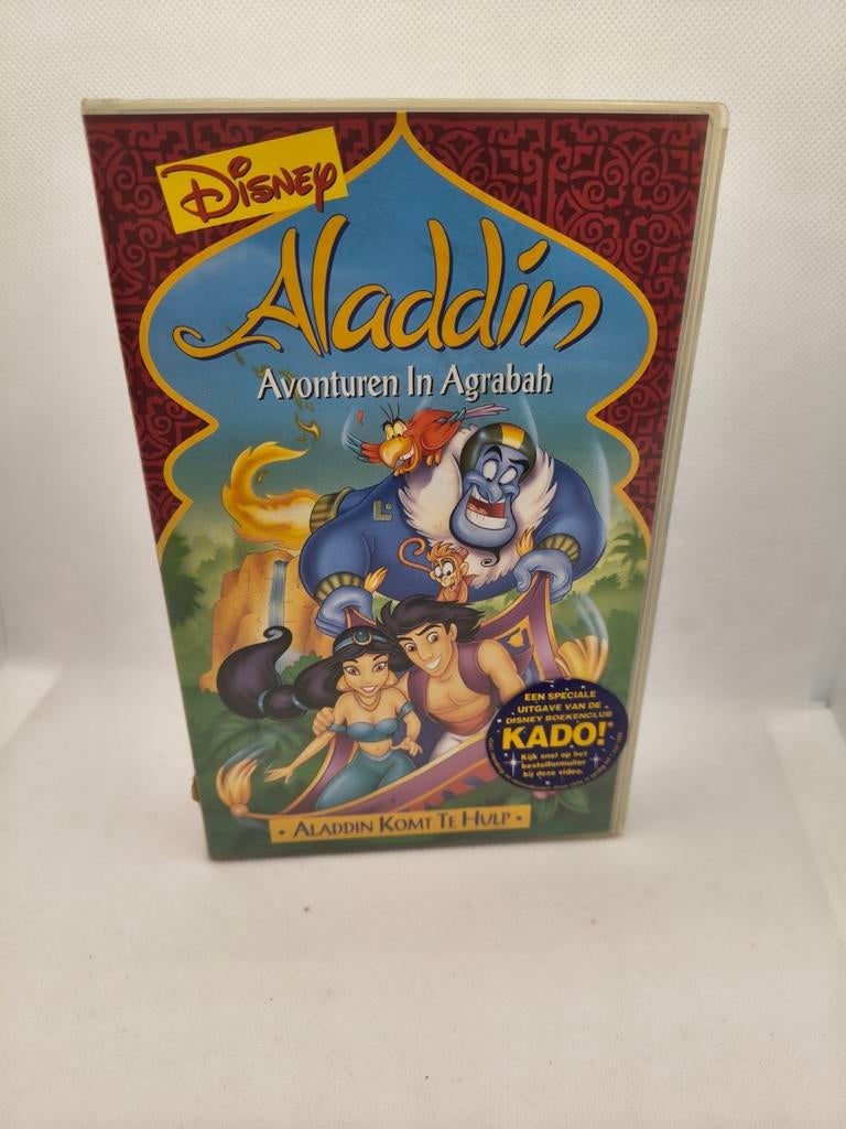 Disney Aladdin avonturen in agrabah VHS, Cd's en Dvd's, VHS | Kinderen en Jeugd, Alle leeftijden, Ophalen of Verzenden, Zo goed als nieuw