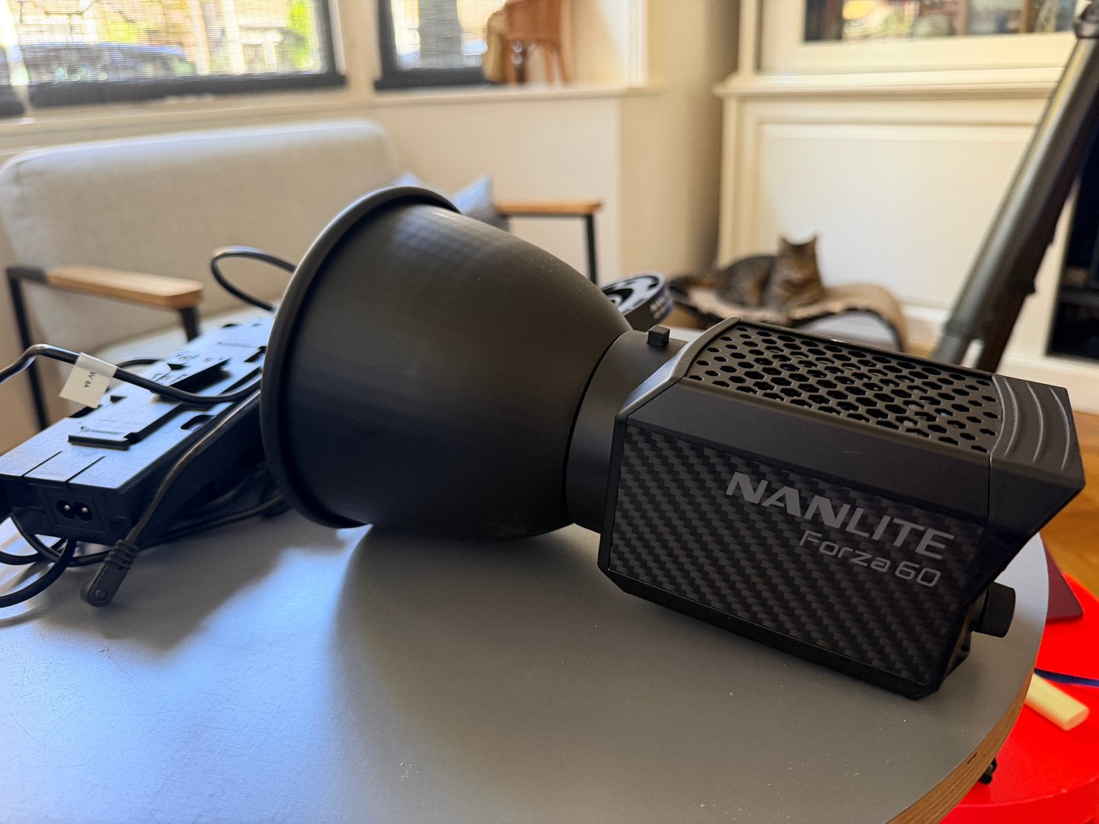 Nanlite Forza60 lamp, Ophalen of Verzenden, Zo goed als nieuw, Video