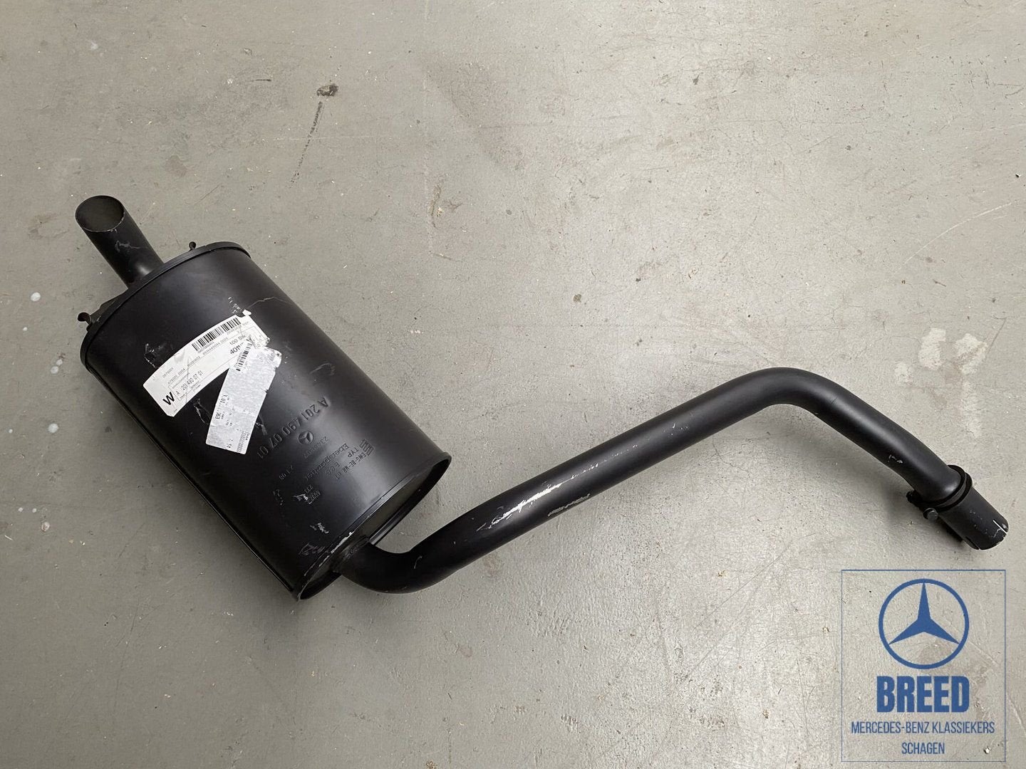 NOS einddemper voor Mercedes-Benz W201 190E 2.3, -, Nieuw, Ophalen of Verzenden, -