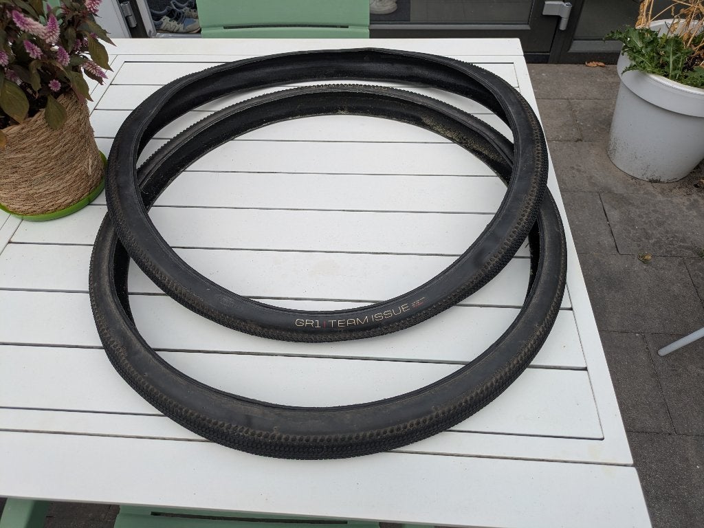 Set Bontrager GR1 Team Issue Gravelbanden – 700x40c (TLR), Ophalen of Verzenden, Gebruikt