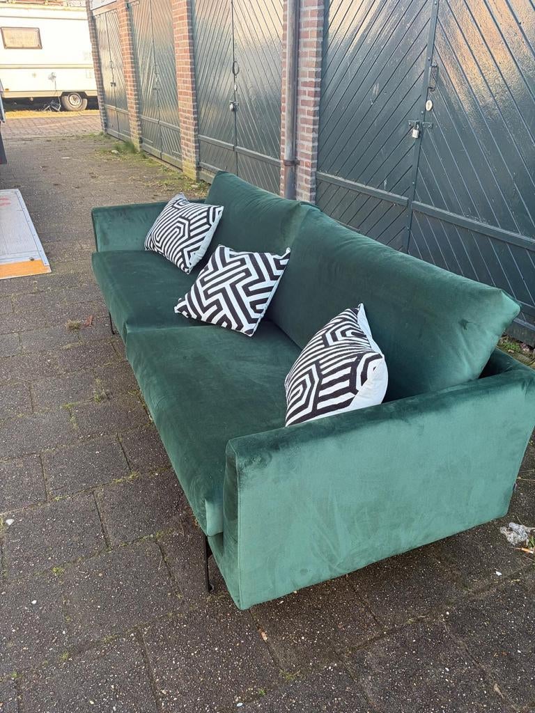 Nog nette design bank, Huis en Inrichting, Banken | Sofa's en Chaises Longues, Gebruikt, Driepersoons, 75 tot 100 cm, Ophalen of Verzenden