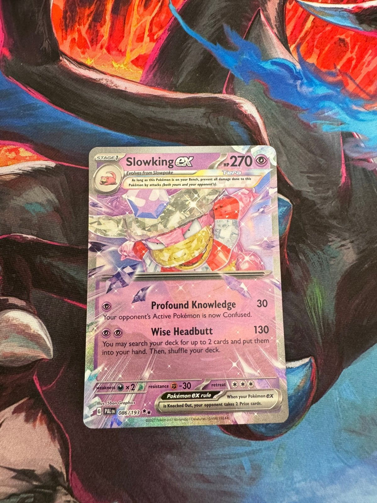 Pokémon kaarten Slowking EX #86, Ophalen of Verzenden, Zo goed als nieuw, Losse kaart