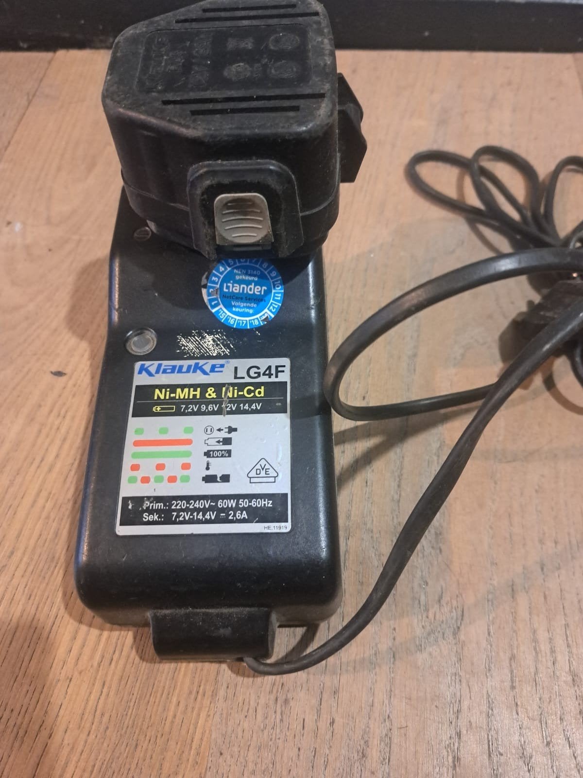 oplader perstang, Ophalen, Gebruikt