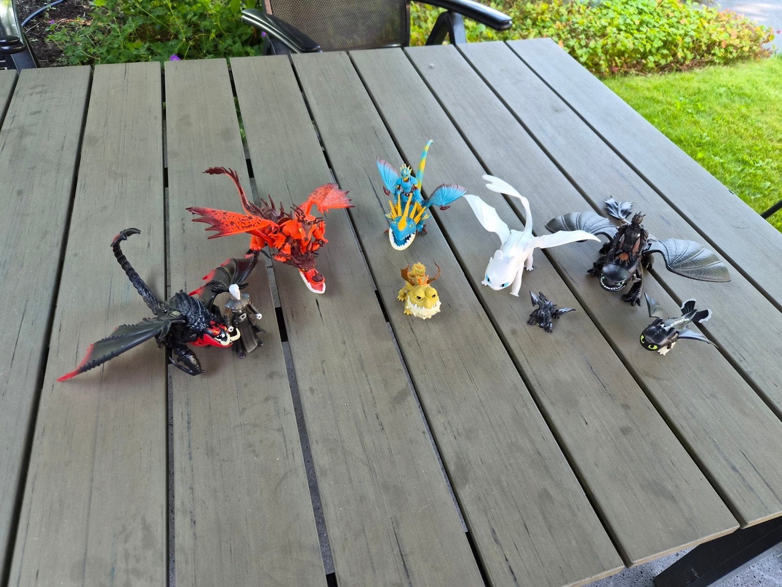 Grote set Disney Drakenrijders van Berk draken en figuren, Ophalen of Verzenden