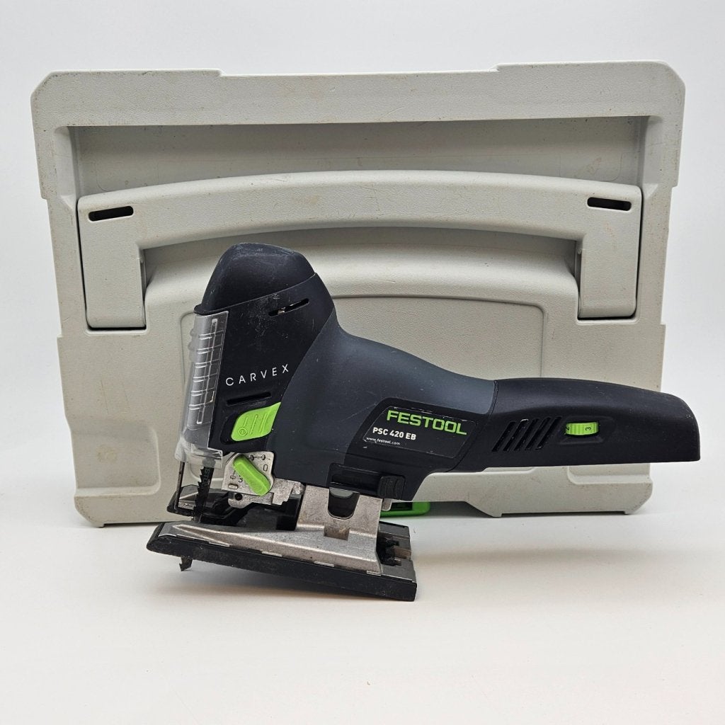 Festool CARVEX PSC 420 EB-Basic Decoupeerzaag in Systainer, Festool, Zo goed als nieuw, Support@festool.com, Festool GmbH, WertstraÃŸe 20, 
73240 Wendlingen
Germany