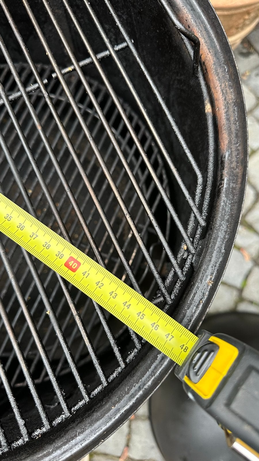 Weber BBQ Smokey Mountain Cooker met hoes, Tuin en Terras, Ophalen, Gebruikt