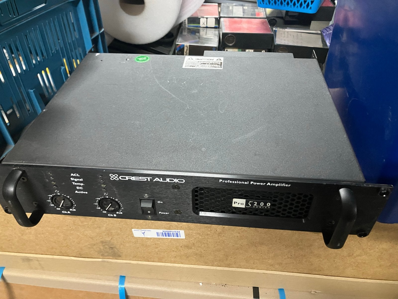 Crest Audio Pro 5200 Professionele Eindversterker, Audio, Tv en Foto, Versterkers en Receivers, Overige merken, Gebruikt, Usa