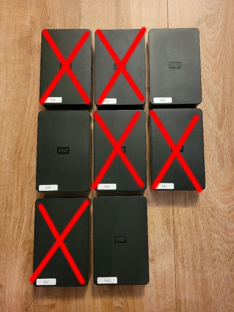 Externe HDD (Hard Disk) 2TB WD Western Digital Elements, Computers en Software, Harde schijven, 2TB, HDD, Zo goed als nieuw, Desktop