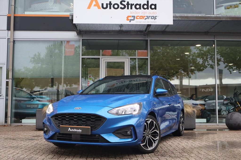 Ford Focus Wagon 1.0 EcoBoost Hybrid ST-LINE X 155pk I Pano, Gebruikt, Met garantie (alle), Origineel Nederlands, Hybride Elektrisch/Benzine