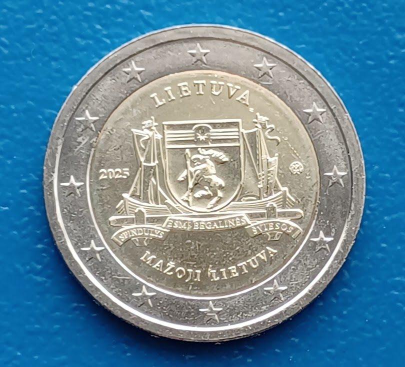 Litouwen 2 Euro "Mažoji Lietuva" - 2025, Postzegels en Munten, Verzenden, Overige landen, 2 euro, Losse munt
