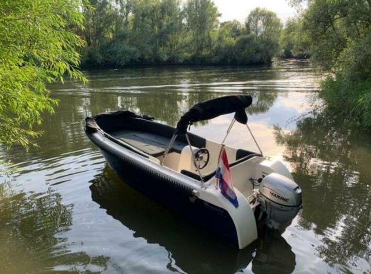Mooie en goed onderhouden liberty sloep te koop., Watersport en Boten, Sloepen, Ophalen, Consoleboot, Gebruikt, 15 pk