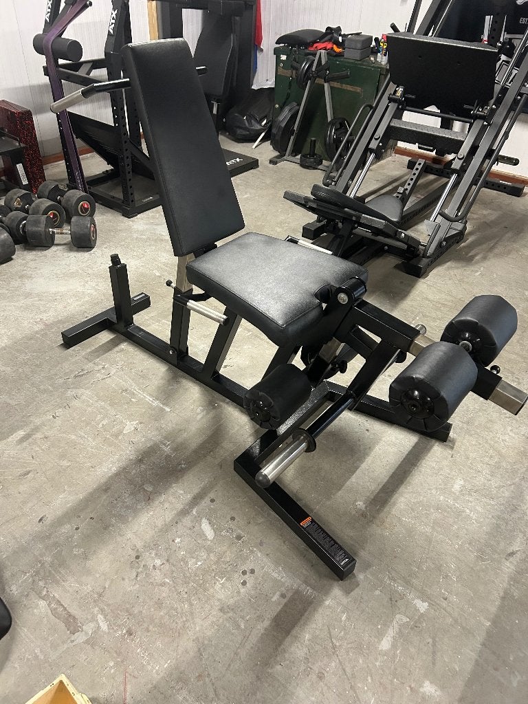 Leg Extension/ Curl Machine, Sport en Fitness, Krachtstation, Ophalen of Verzenden, Zo goed als nieuw, Metaal