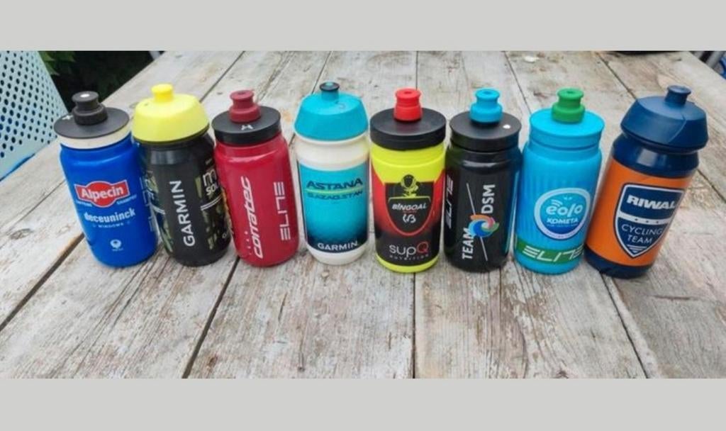 Bidons wielerteams wielrennen, Ophalen of Verzenden