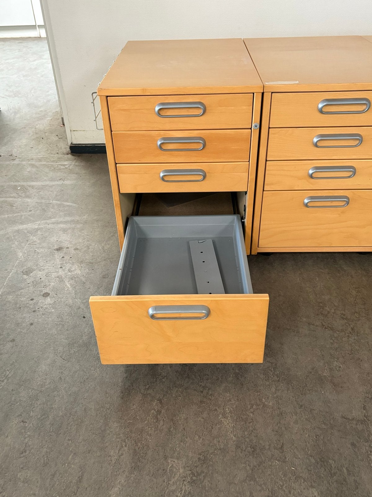 Set van 5 ladekasten op wielen - ideaal voor kantoor/atelier, Ophalen, Gebruikt, 50 tot 100 cm, 3 of 4 laden