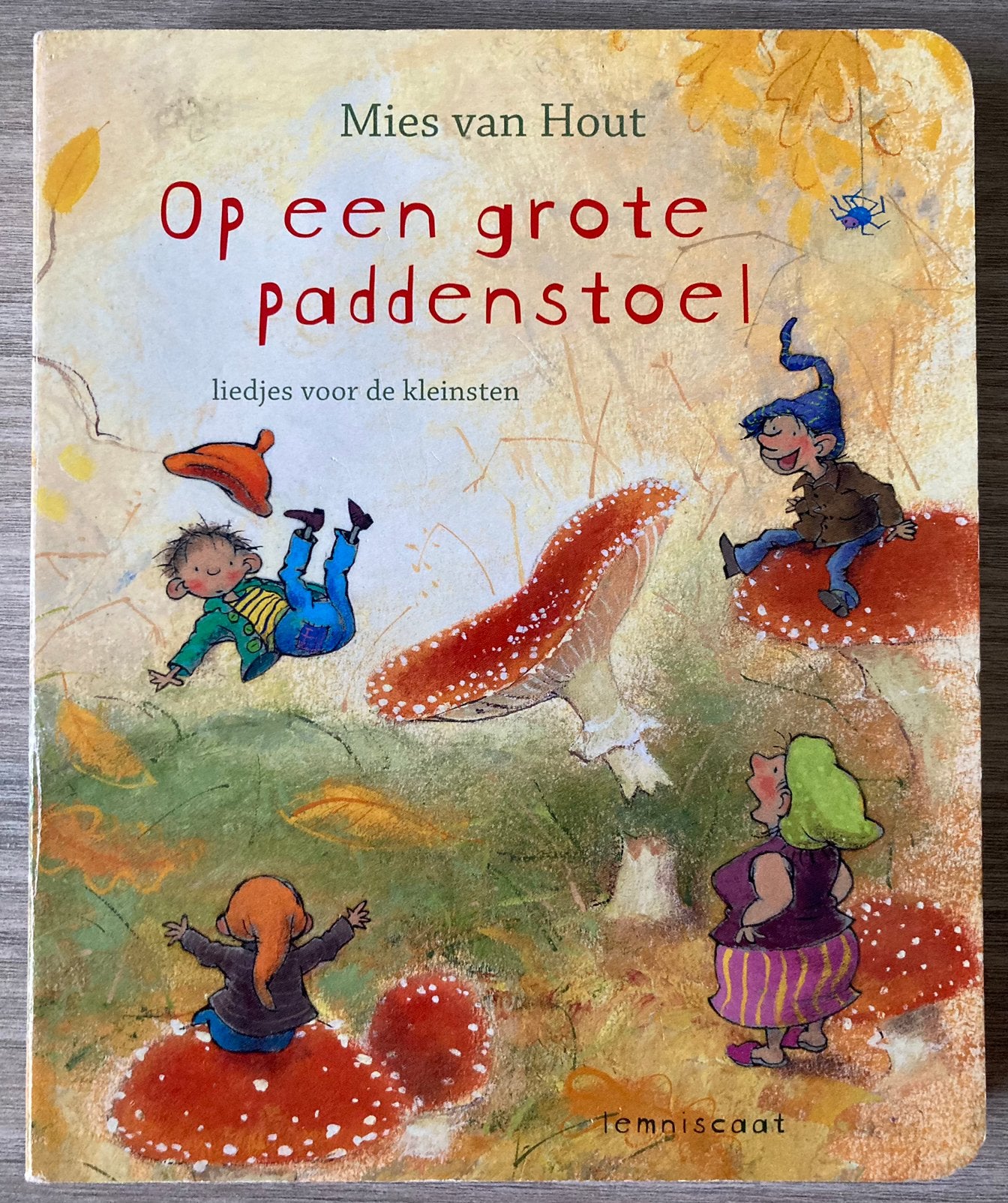 Op een grote paddenstoel + Audio - Mies van Hout, Boeken, Ophalen of Verzenden, Gelezen
