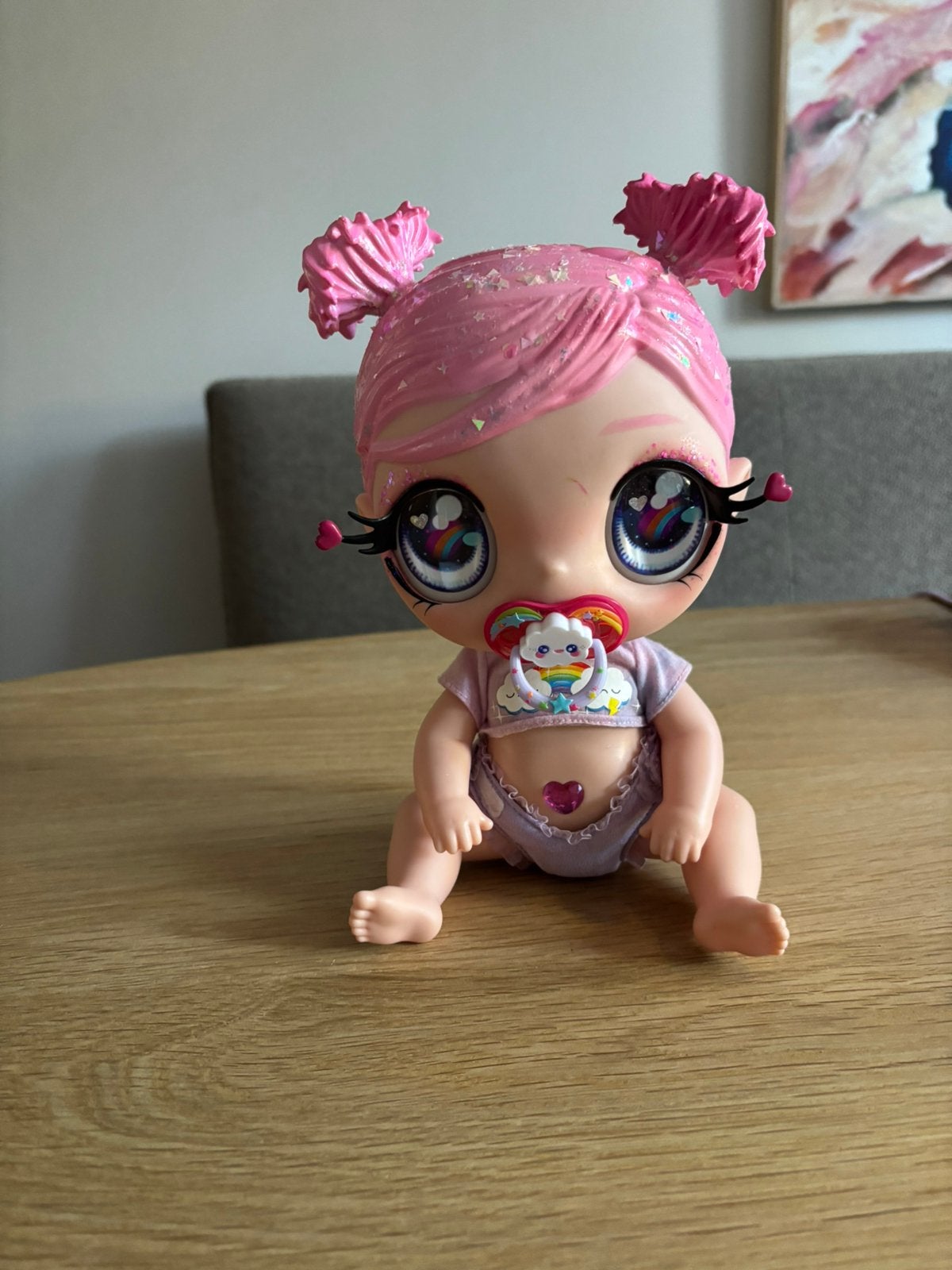 MGA glitter baby pop, Ophalen of Verzenden, Gebruikt, Babypop