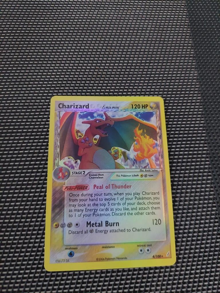 Charizard Delta Species Proxy Pokémon Kaart Near Mint, Ophalen of Verzenden