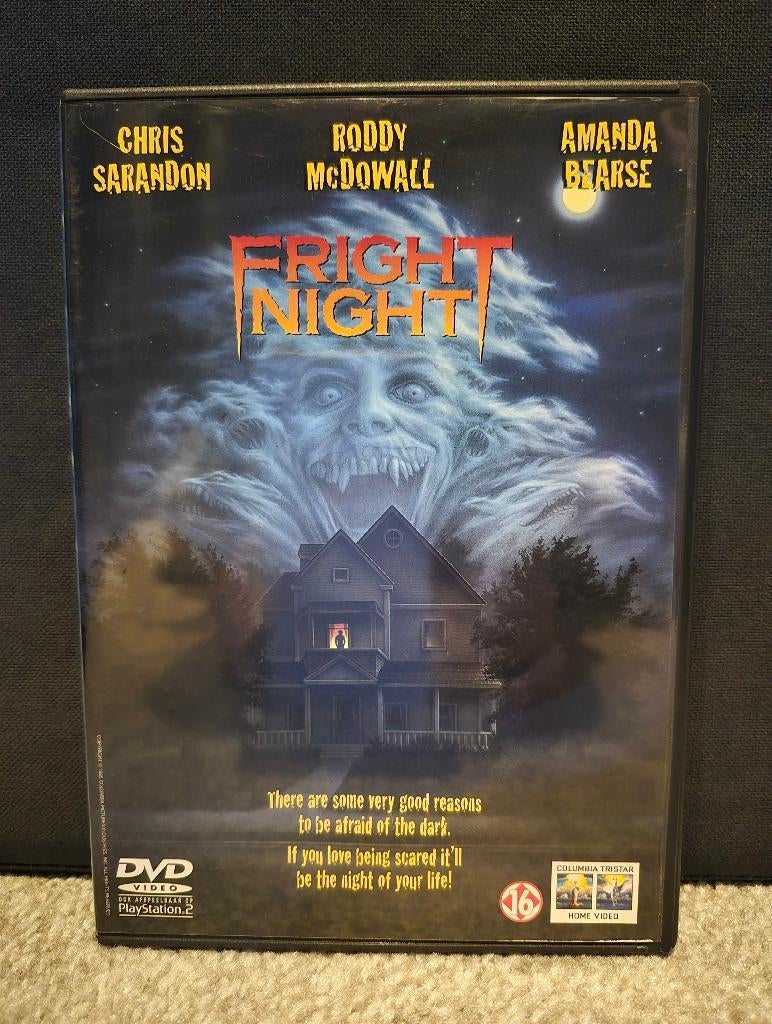 Fright Night (chris sarandon / 1985), Cd's en Dvd's, Dvd's | Horror, Vanaf 16 jaar, Ophalen of Verzenden, Zo goed als nieuw, Vampiers of Zombies