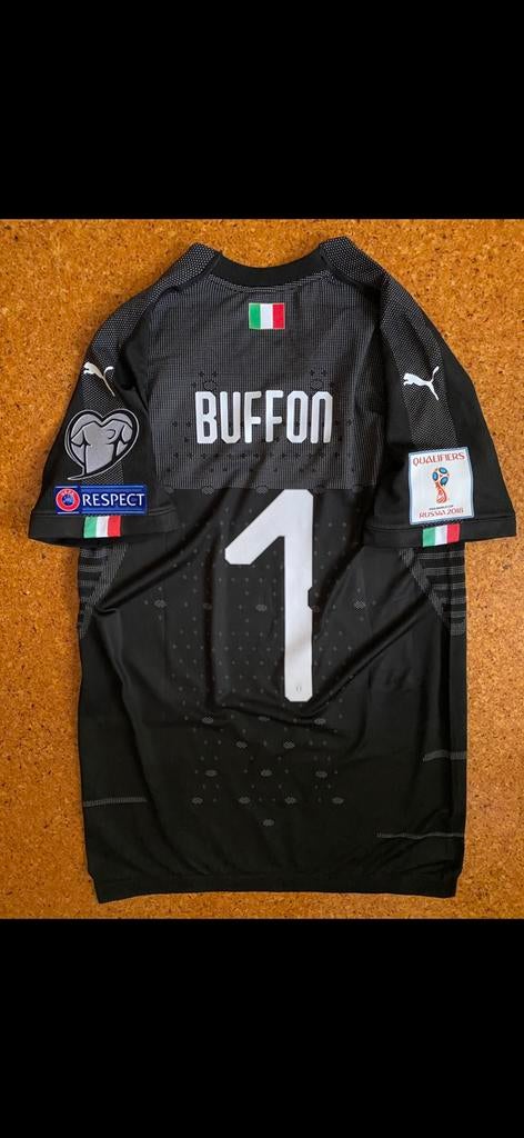 Italië matchworn issued shirt buffon, Ophalen of Verzenden, Nieuw, Buitenlandse clubs, Shirt