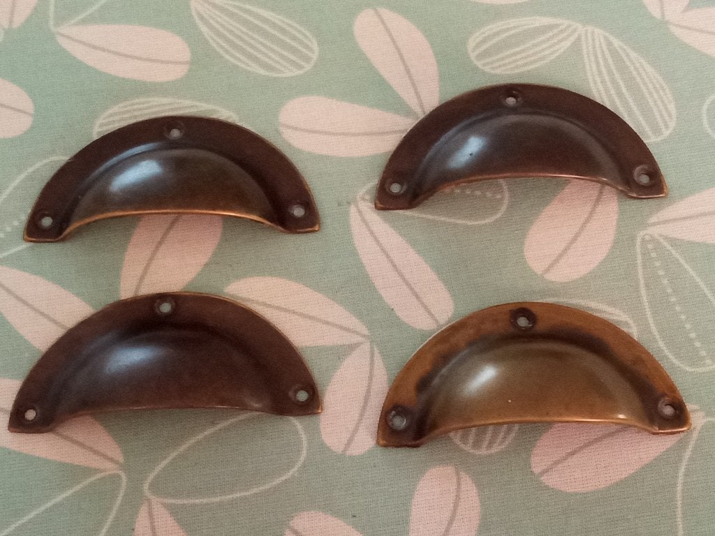 messing handvaten voor keuken kasten & laden in Franse stijl, Minder dan 50 cm, Gebruikt, Ophalen of Verzenden, Minder dan 25 cm
