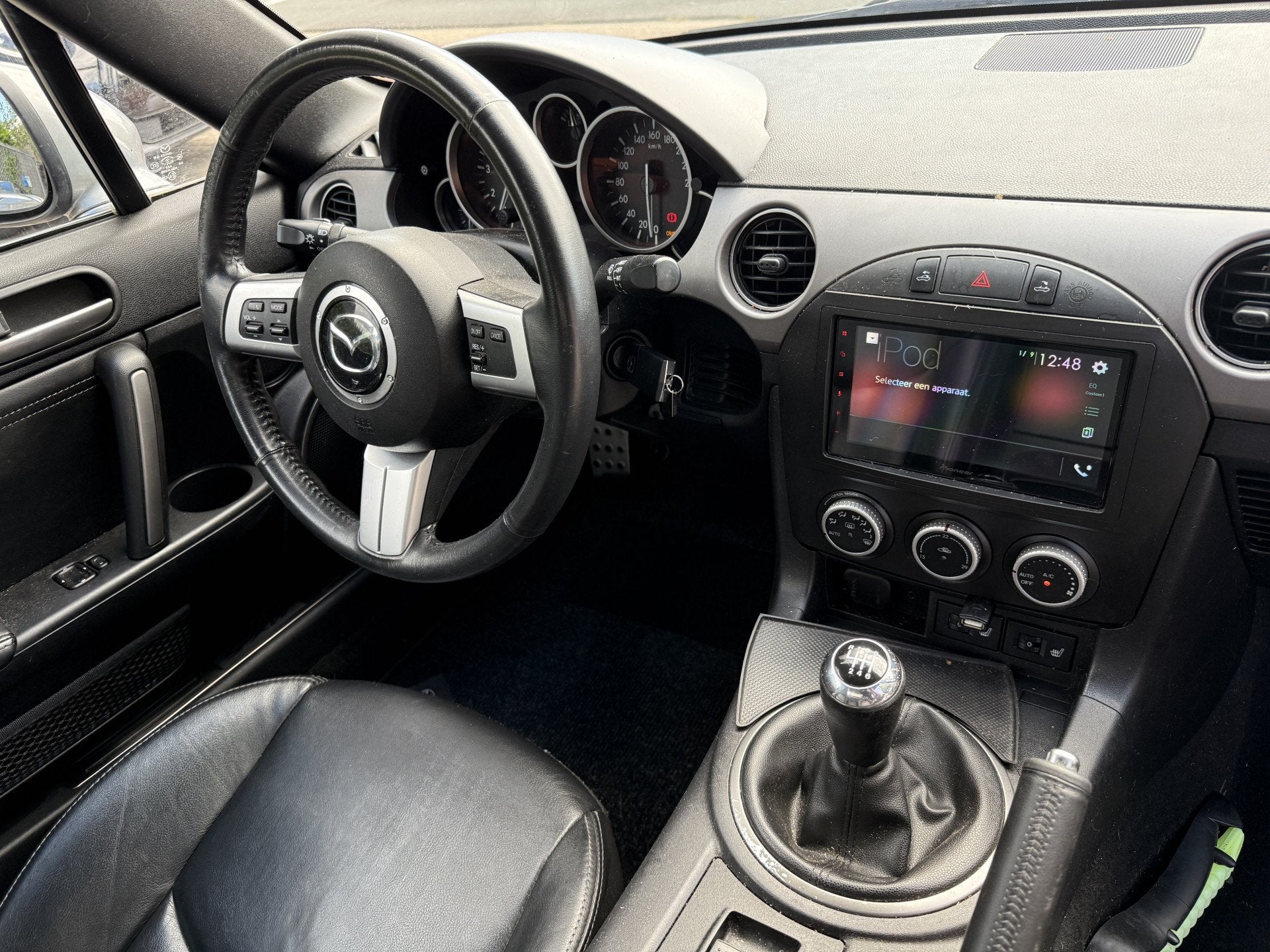 Mazda MX-5 Roadster Coupé 2.0 GT-L 160pk, Hardtop | Leer |, Auto's, Achterwielaandrijving, Gebruikt, 4 cilinders, Cabriolet