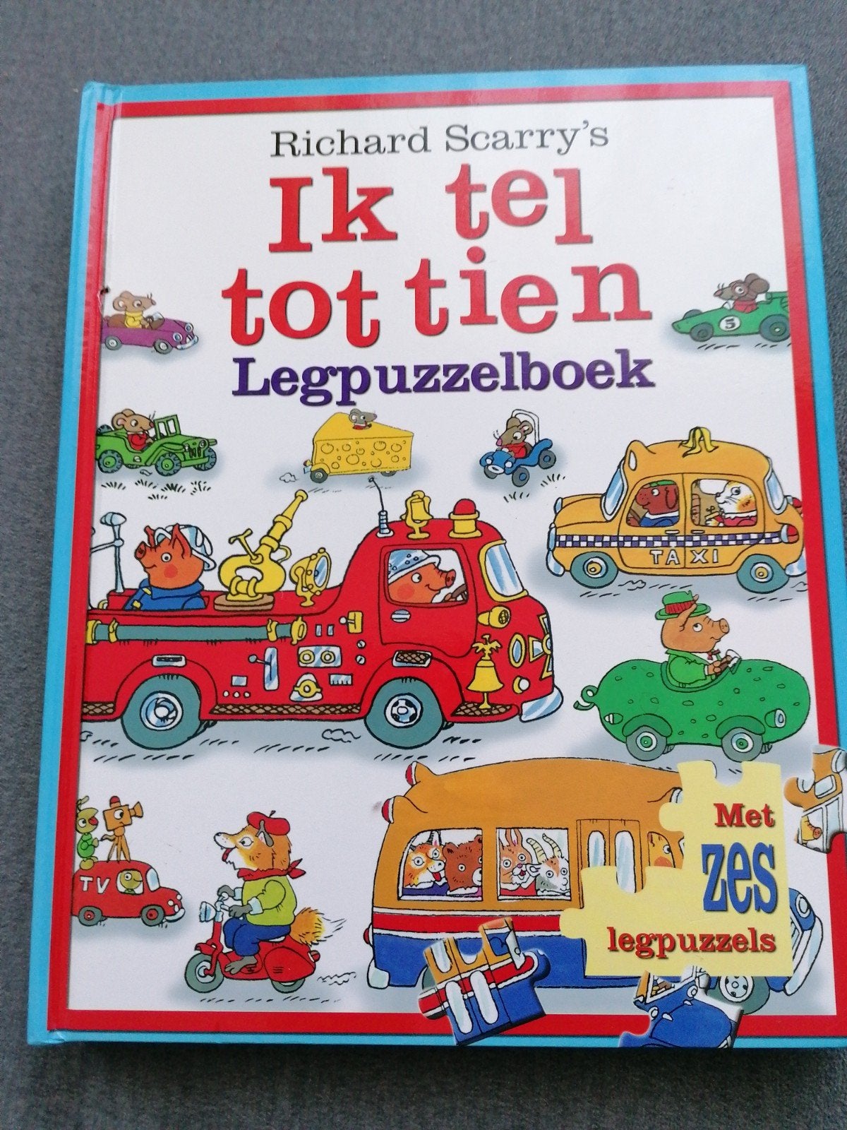 Richard Scarry's Ik tel tot tien Legpuzzelboek, Ophalen of Verzenden, Zo goed als nieuw, Non-fictie