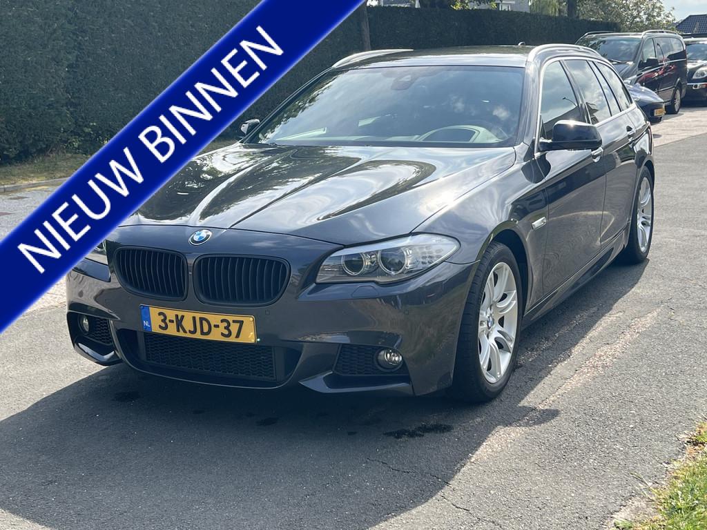 BMW 5 Serie Touring 535i High Executive M Sport (bj 2013), Euro 5, Achterwielaandrijving, Gebruikt, Zwart