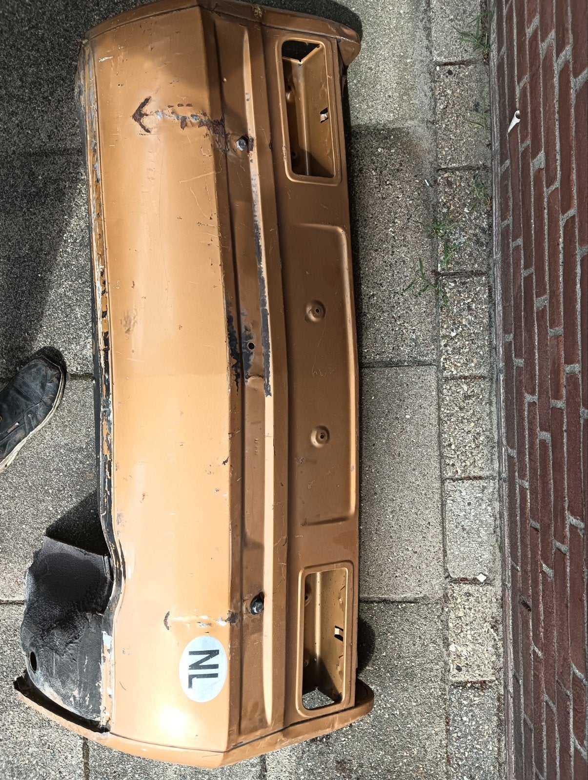 achterkant achterpaneel kadett c, Ophalen, Gebruikt, Achter, Opel