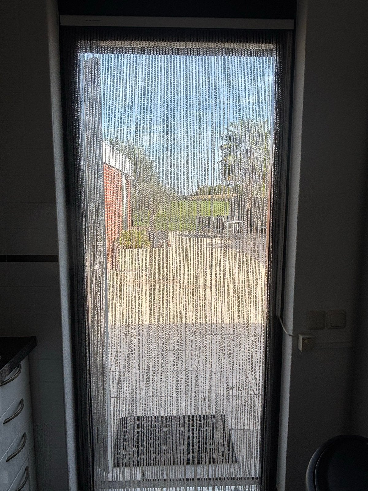 Vliegengordijn Sun-Arts, grijs, 92 x 212 cm, Huis en Inrichting, Ophalen, Overige merken, Grijs, Kunststof