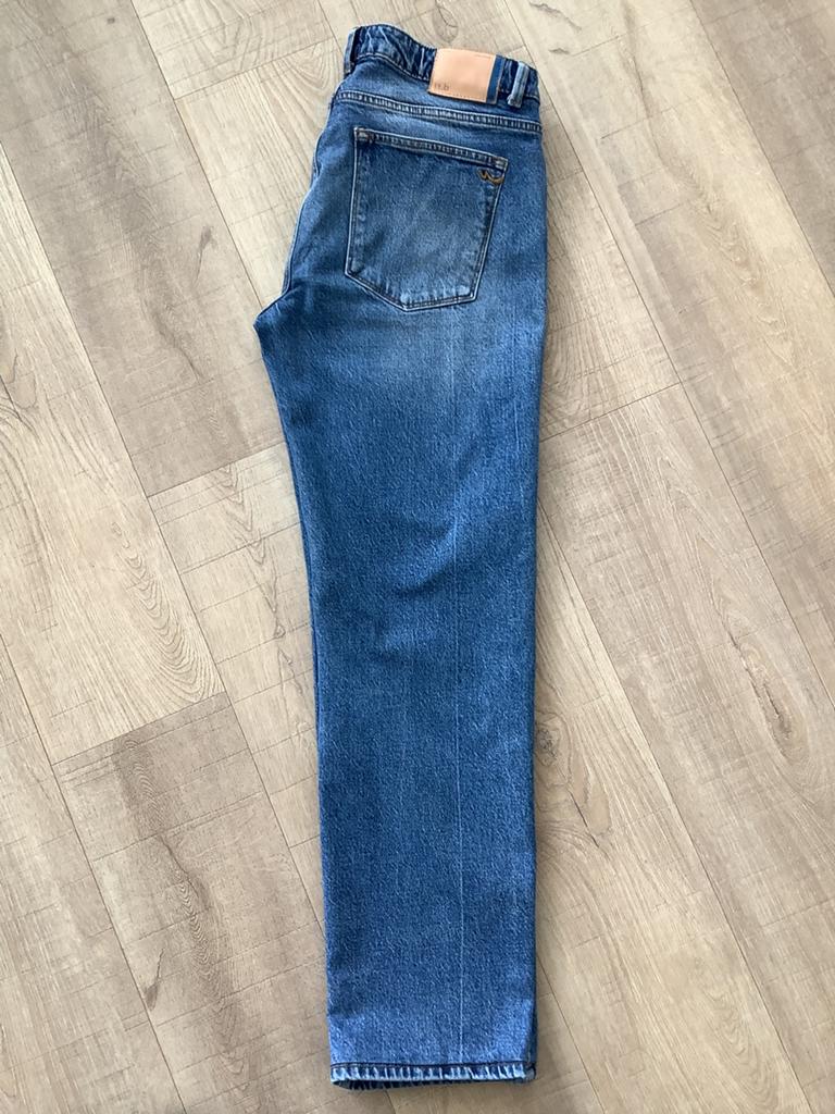 Spijkerbroek dames, l.t.b., mt 31/32 = 40/42, Verzenden, Zo goed als nieuw, Blauw, W30 - W32 (confectie 38/40)