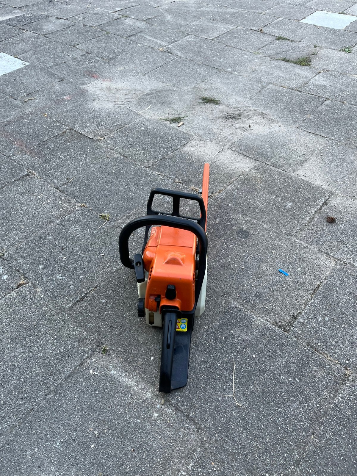 Oude Stihl Kettingzaag - Werkt Perfect, Doe-het-zelf en Verbouw, Gereedschap | Zaagmachines, Ophalen, Gebruikt, 1200 watt of meer