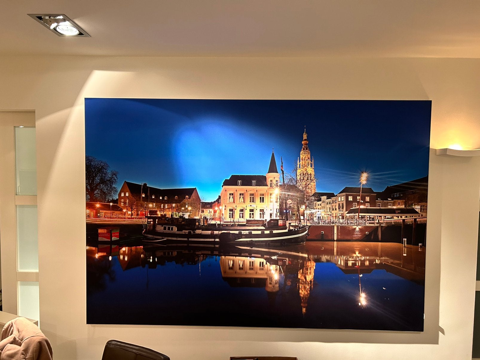 Mooi breda foto met lijst, Ophalen, Zo goed als nieuw