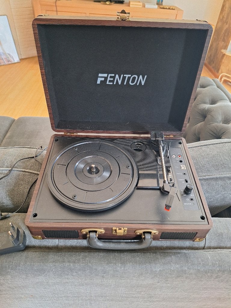 Fenton Platenspeler in koffer - Zo goed als nieuw, Audio, Tv en Foto, Ophalen, Zo goed als nieuw, Platenspeler, Overige merken