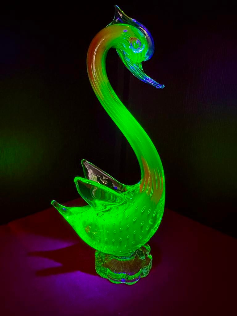 Murano zwaan  ( uranium glas ), Ophalen of Verzenden