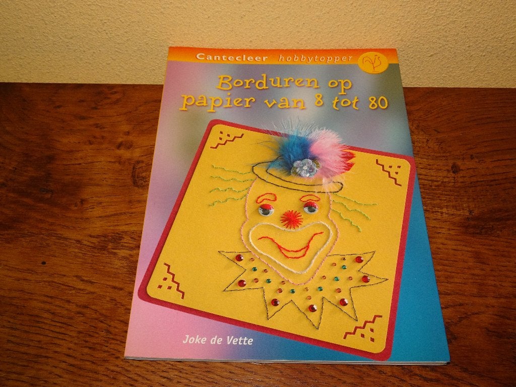 Joke de Vette: Borduren op papier van 8 tot 80, Hobby en Vrije tijd, Kaarten | Zelf maken, Ophalen of Verzenden, Zo goed als nieuw