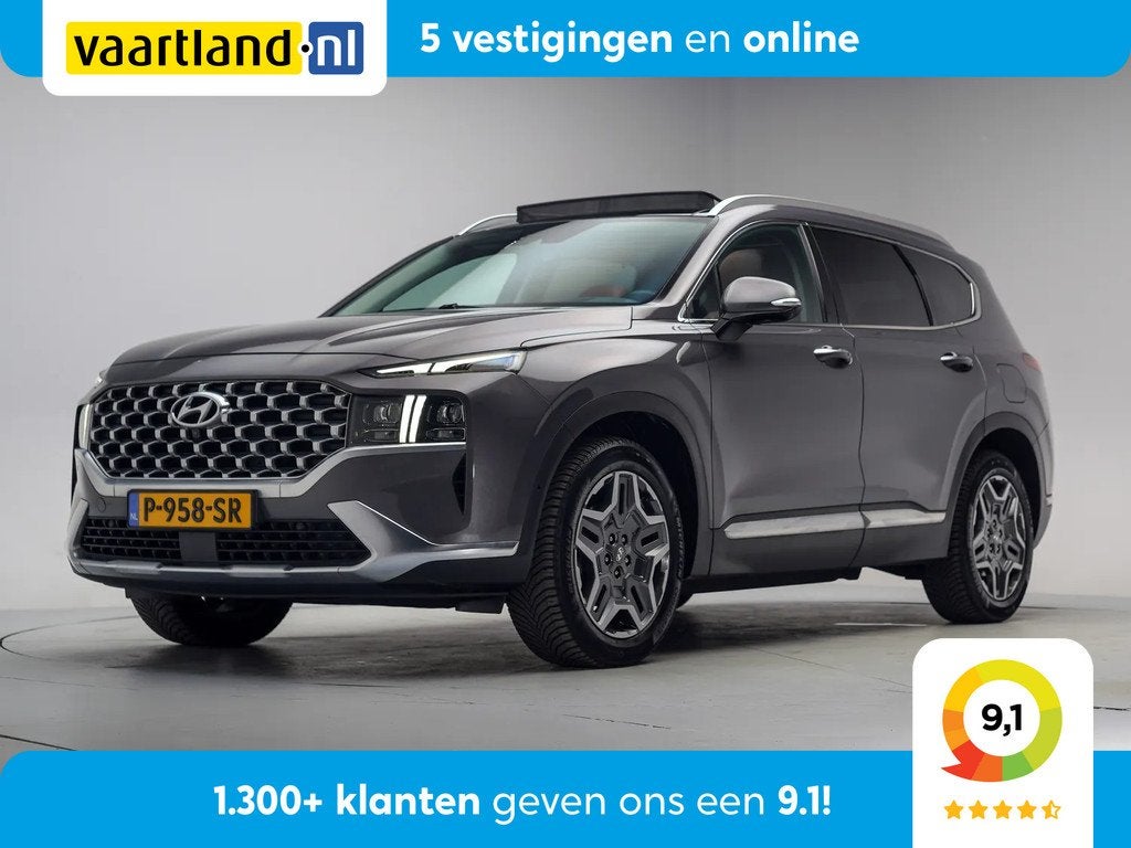 Hyundai Santa Fe 1.6 T-GDI HEV Premium Sky Aut. [ Panoramada, Auto's, Hyundai, Santa Fe, Gebruikt, Adaptive Cruise Control, 4 cilinders