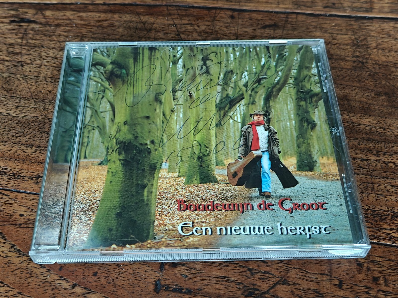Gesigneerd met handtekening van Boudewijn de Groot/ Herfst, Ophalen of Verzenden, Zo goed als nieuw, Levenslied of Smartlap