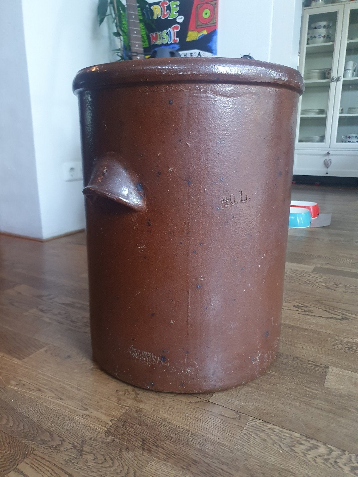 Keulse pot 40 liter. zuurkool. inmaken pot aardewerk 1925, Ophalen
