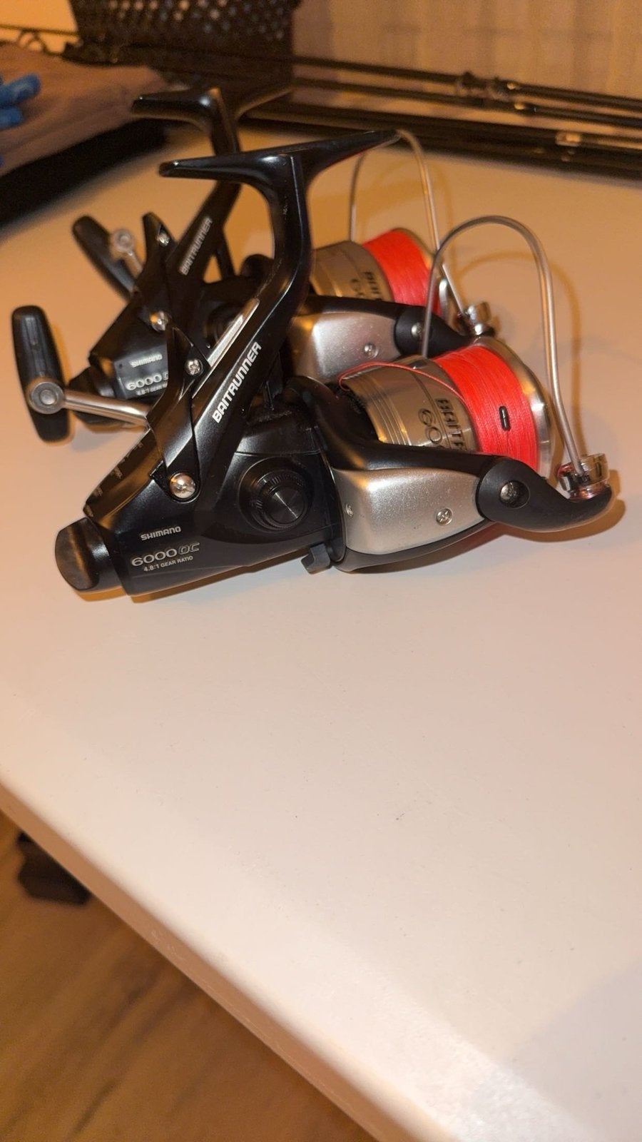 Shimano baitrunner oc6000, Ophalen of Verzenden, Zo goed als nieuw, Molen