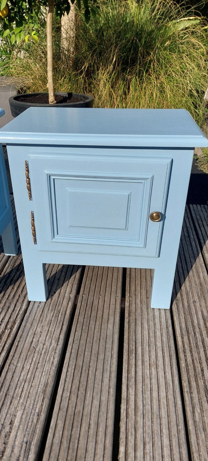 2x vintage nachtkastjes 50x32 cm en 53.5 hoog, Huis en Inrichting, Slaapkamer | Nachtkastjes, Ophalen, Gebruikt, 45 tot 65 cm