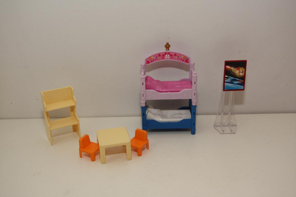Playmobil Kinderkamer met Stapelbed -5306. Niet compleet., Ophalen of Verzenden, Zo goed als nieuw