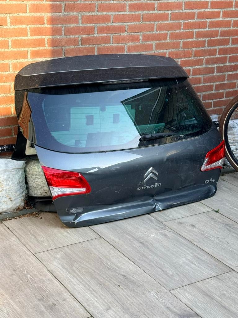 Achterklep onderdelen Citroën C4 - Achterruit, lampen, Gebruikt, Ophalen of Verzenden, Achter, Achterklep