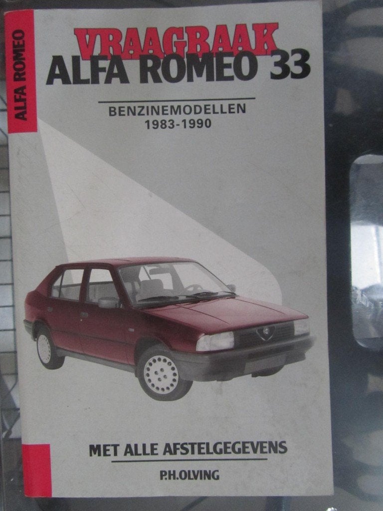 vraagbaak   ALFA ROMEO 33     1983 / 1990, Ophalen of Verzenden