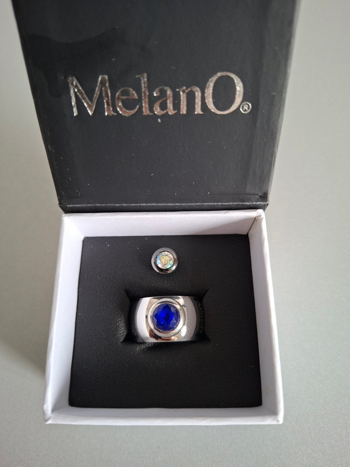 prachtige melano ring in originele doosje, Ophalen of Verzenden, Dame, Zilver, Zilver