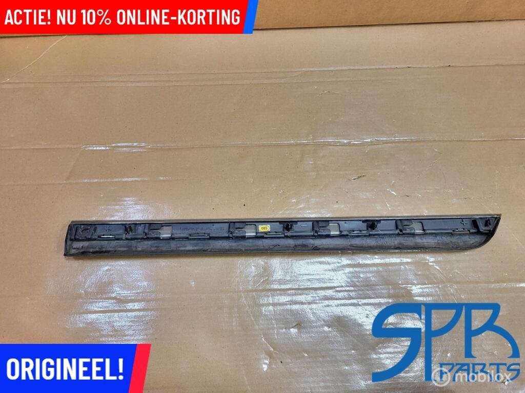 VW PASSAT B8 PORTIER SIERLIJST CHROOM LC9X RECHTSACHTER DEUR, Gebruikt, VOLKSWAGEN, Volkswagen, Ophalen of Verzenden