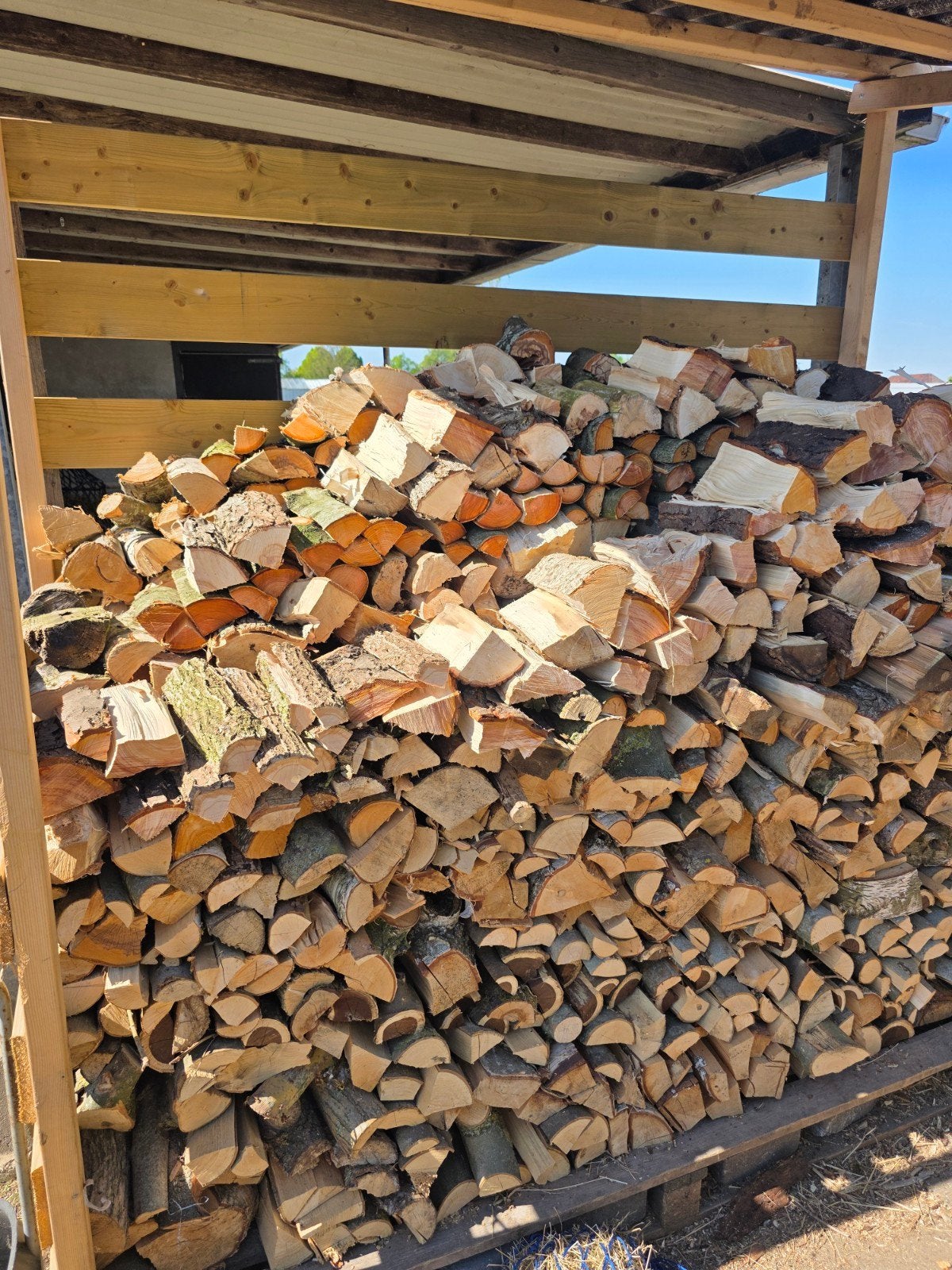 Brandhout actie: 5 kuub voor 250 euro, 6 m³ of meer, Ophalen of Verzenden, Eikenhout, Blokken
