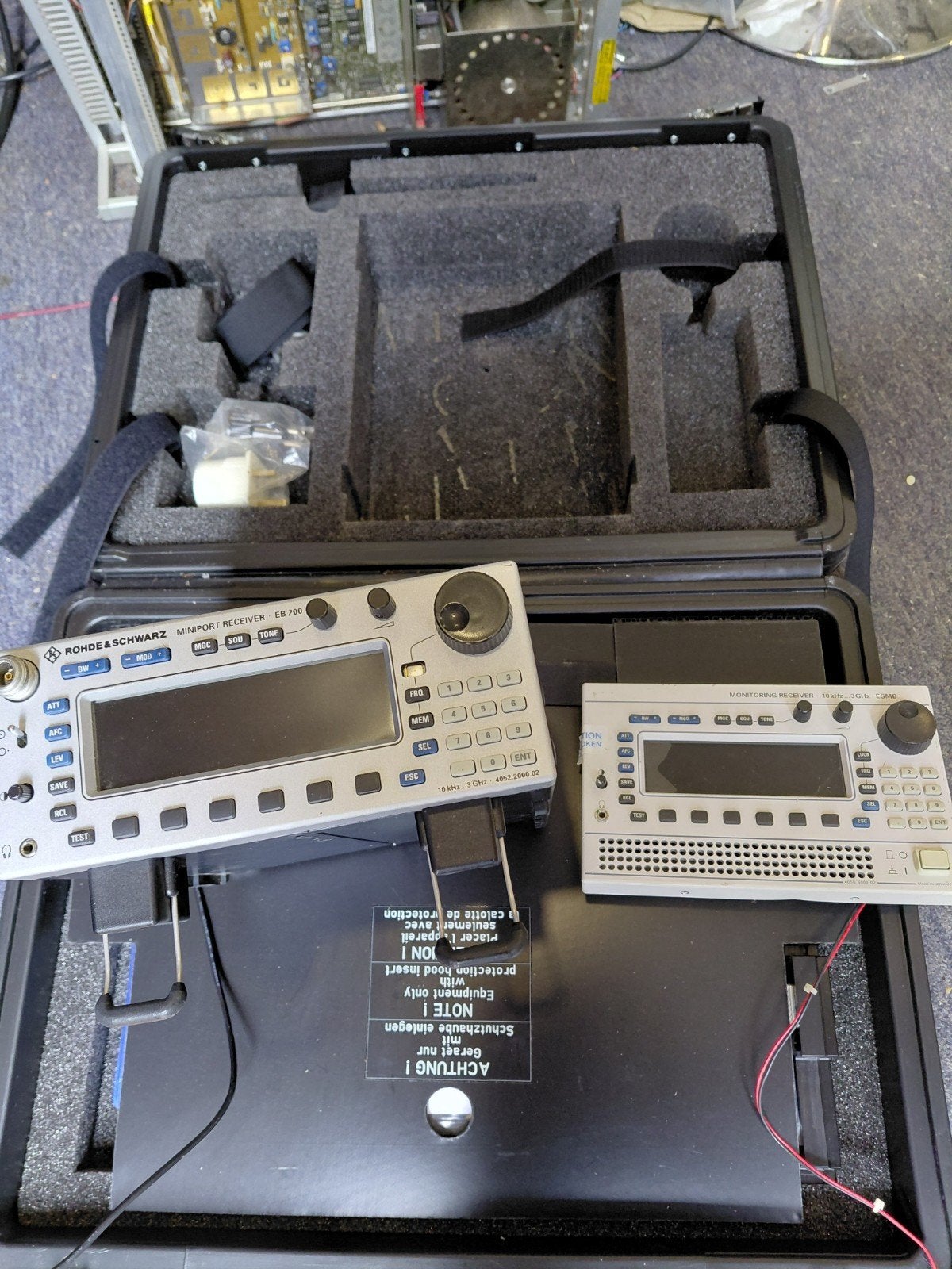 Rohde & Schwarz receiver 10kHz-3GHz EB200, Telecommunicatie, Ophalen of Verzenden, Gebruikt, Ontvanger