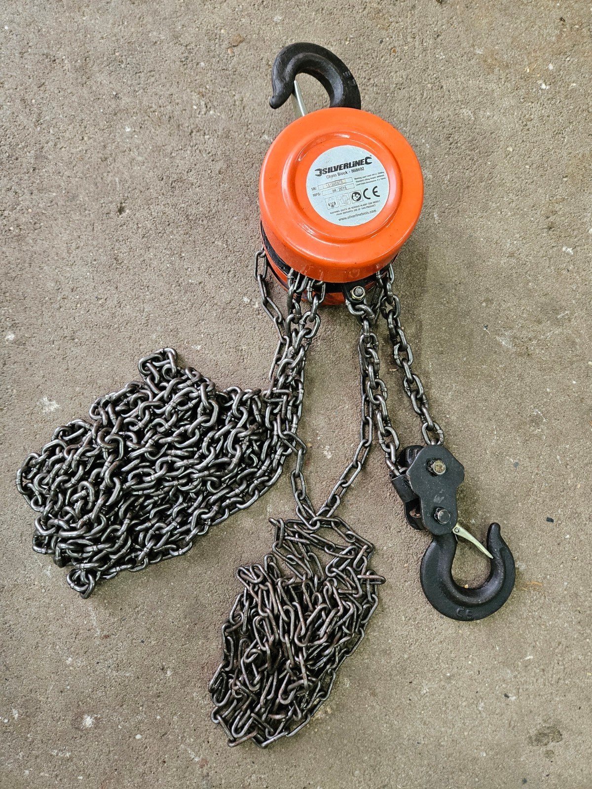 Nieuwe kettingtakel 2 Ton, Ophalen, Nieuw