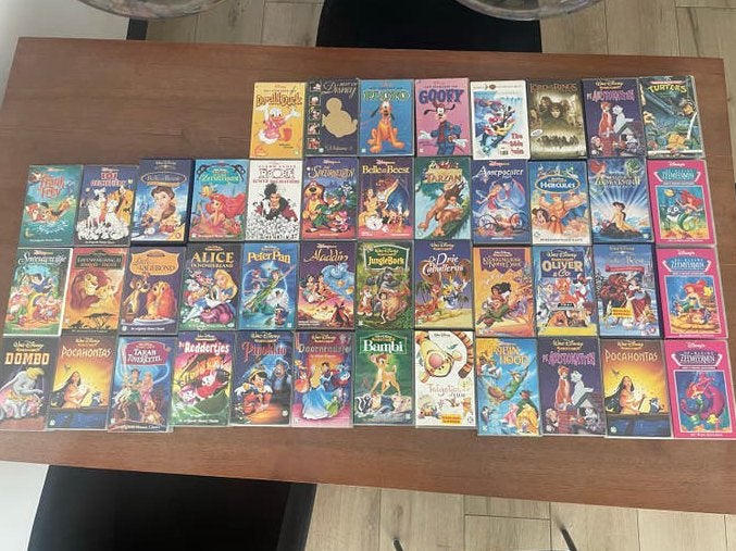 Grote collectie Disney videobanden (VHS), Alle leeftijden, Ophalen of Verzenden, Gebruikt, Overige genres