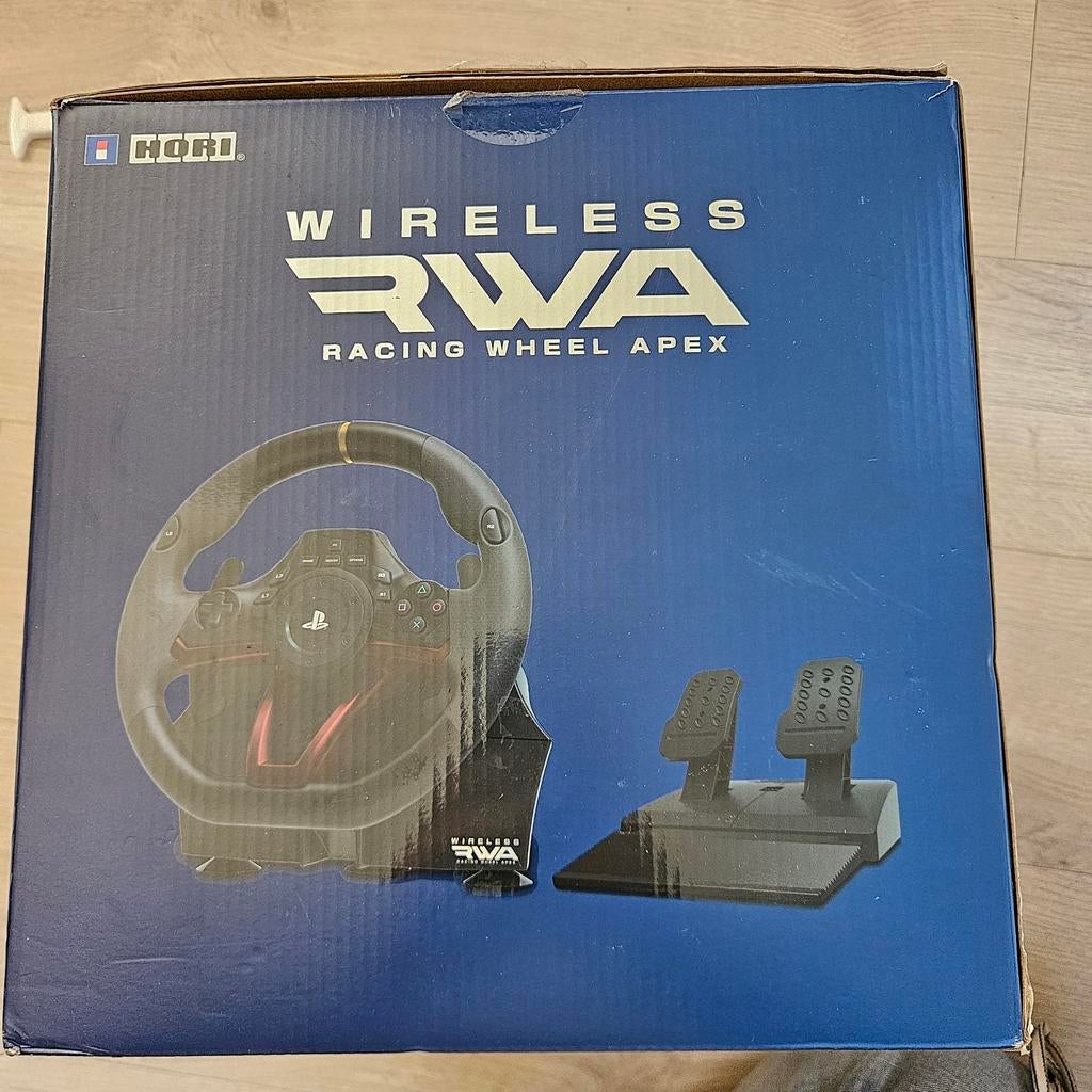 HORI Wireless RWA Racing Wheel Apex voor PS4, Spelcomputers en Games, Spelcomputers | Sony PlayStation Consoles | Accessoires